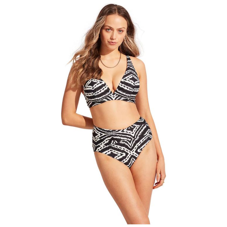 Seafolly Damen Bikini Hose Zanzibar High Waisted
