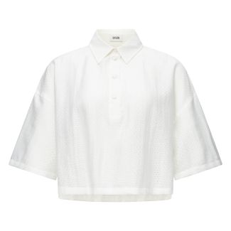 Damen Hemdbluse kurz Zylora