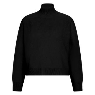 Damen Rollkragenpullover mit seitlichen Schlitzen