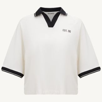 Damen Oversize Shirt kurz TUNIRA im Trikot-Style