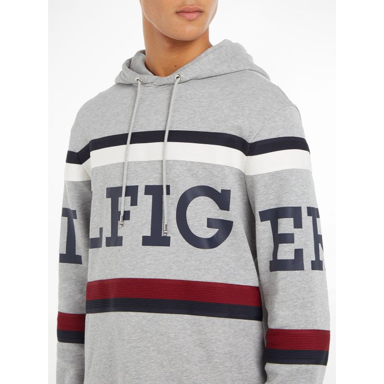 Tommy jeans heritage stripe hoody sales