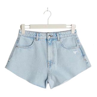 DAMEN SHORTS FLARED DENIM