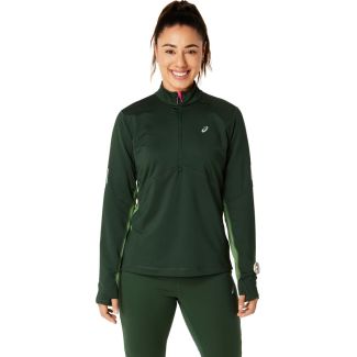 DAMEN LONGSLEEVE MID LAYER WINTER RUN 1/2 ZIP