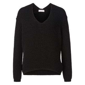 DAMEN STRICKPULLOVER MIT V-AUSSCHNITT