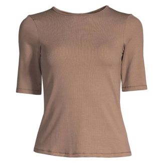 DAMEN T-SHIRT RIB TEE