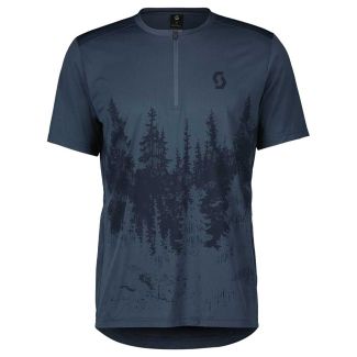 HERREN KURZARMTRIKOT TRAIL FLOW ZIP