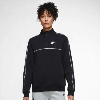DAMEN SWEATSHIRT ESSENTIAL FLC QZ LS TOP