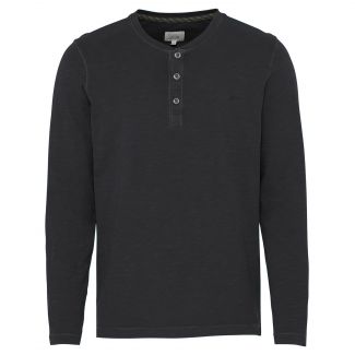 Herren Langarmshirt Henley