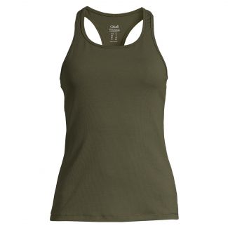 DAMEN TANK RIB RACERBACK