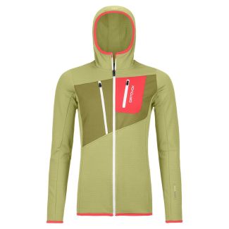 DAMEN FLEECEJACKE GRID