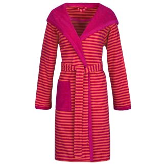 DAMEN BADEMANTEL STRIPED 