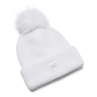 DAMEN BEANIE HALFTIME RIBBES POM
