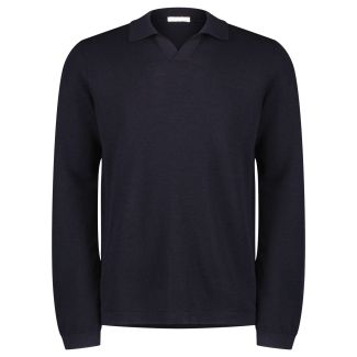 HERREN STRICKPOLO OYSTER