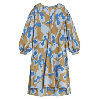 DAMEN POPELINE-KLEID