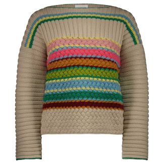 Damen Grobstrickpullover 