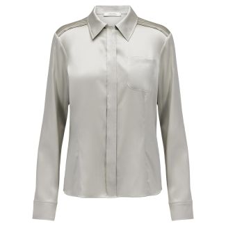 DAMEN SATINBLUSE