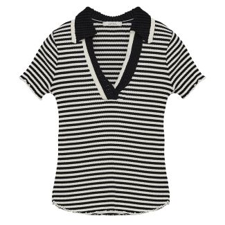 DAMEN POLO AIRY RIB