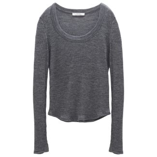 DAMEN LONGSLEEVE COSY RIB