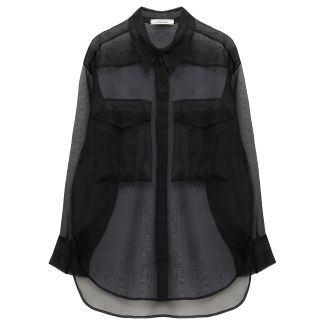 Damen Seidenbluse Sheer Opulence