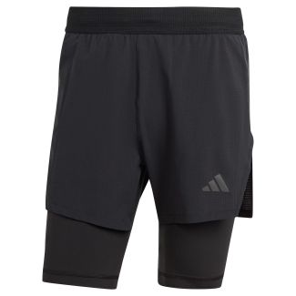 Herren 2-in-1 Trainingshose kurz Hiit