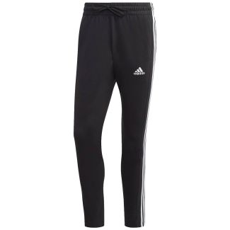 HERREN JOGGINGHOSE ESSENTIALS SINGLE JERSEY TAPERED OPEN HEM 3-STREIFEN