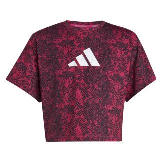 Mädchen Trainingsshirt Aeroready Animal Print 