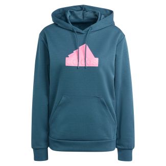 DAMEN BOMBER HOODIE FUTURE ICONS BADGE OF SPORT 