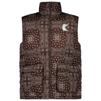 HERREN PUFFERWESTE PAISELY