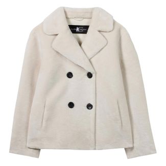 DAMEN JACKE IN LAMMFELL-OPTIK