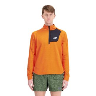 HERREN LAUFSHIRT LANGARM HEAT GRID HALF ZIP