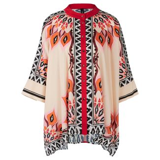 DAMEN BLUSE IM PONCHO-STYLE