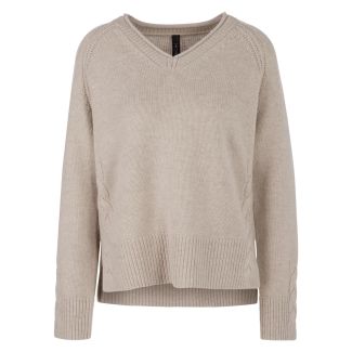DAMEN PULLOVER MIT KASCHMIR "RETHINK TOGETHER"
