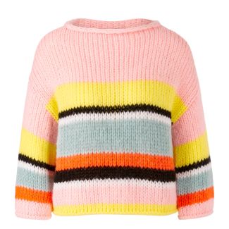 DAMEN STREIFEN-PULLOVER 
