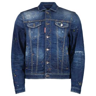 HERREN JEANSJACKE DARK TECHNO SURF WASH DAN JEAN