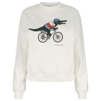 DAMEN SWEATSHIRT LACOSTE x NETFLIX