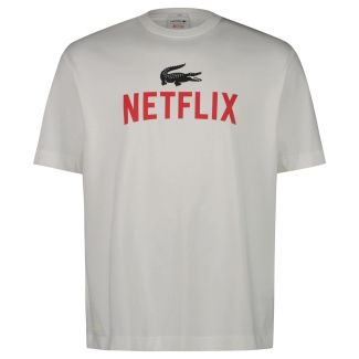 HERREN T-SHIRT LACOSTE x NETFLIX