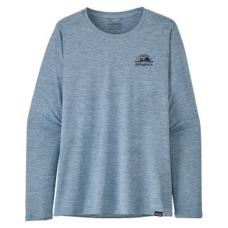 DAMEN LONGSLEEVE CAPILENE COOL DAILY GRAPHIC