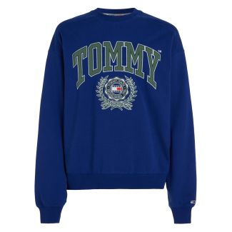 HERREN SWEATSHIRT BOXY COLLEGE GRAPHIC CREW 