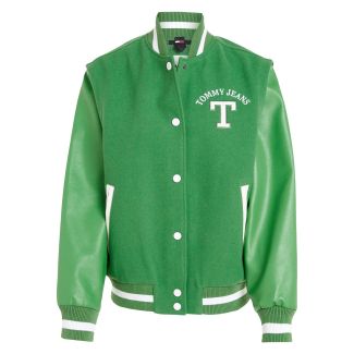 DAMEN JACKE ZIP OFF SLEEVE LETTERMAN