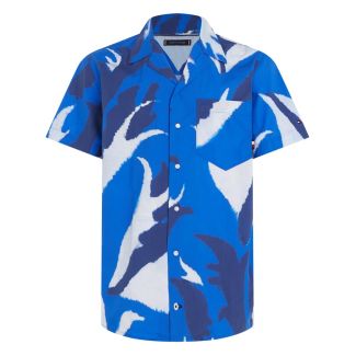 HERREN T-SHIRT FLOWER PRINT RF 