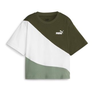 DAMEN T-SHIRT TOP POWER CAT CROPPED