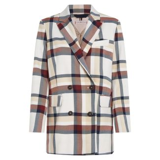 DAMEN BLAZER GLOBAL STRIPE CHECK 