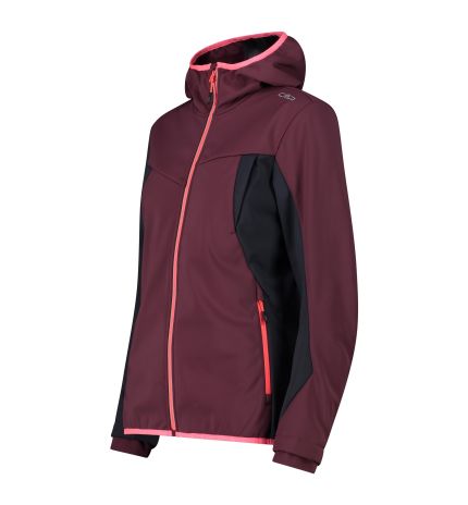 DAMEN SOFTSHELL JACKE FIX HOOD