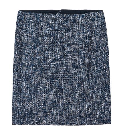 DAMEN STIFTROCK IN TWEED-OPTIK