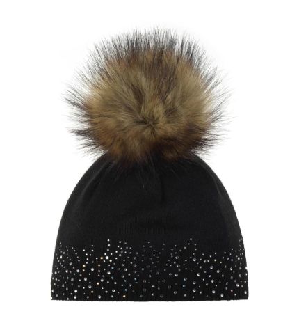 DAMEN BEANIE NALIN LUX CRYSTAL