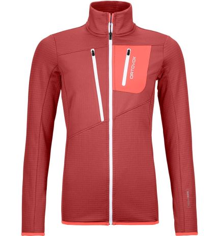 DAMEN FLEECEJACKE GRID W
