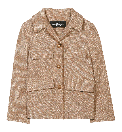 DAMEN TWEED-STYLE JACKE