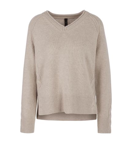 DAMEN PULLOVER MIT KASCHMIR "RETHINK TOGETHER"