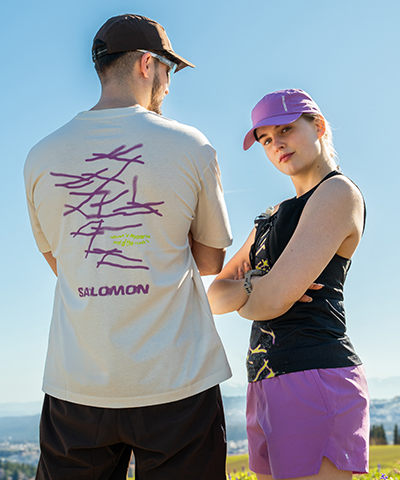 Running Couple im Salomon Look