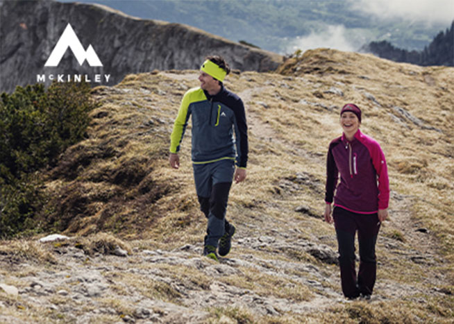 McKinley Outdoorbekleidung- und Ausrüstung Entdecke McKinley Outdoorbekleidung- und Ausrüstung